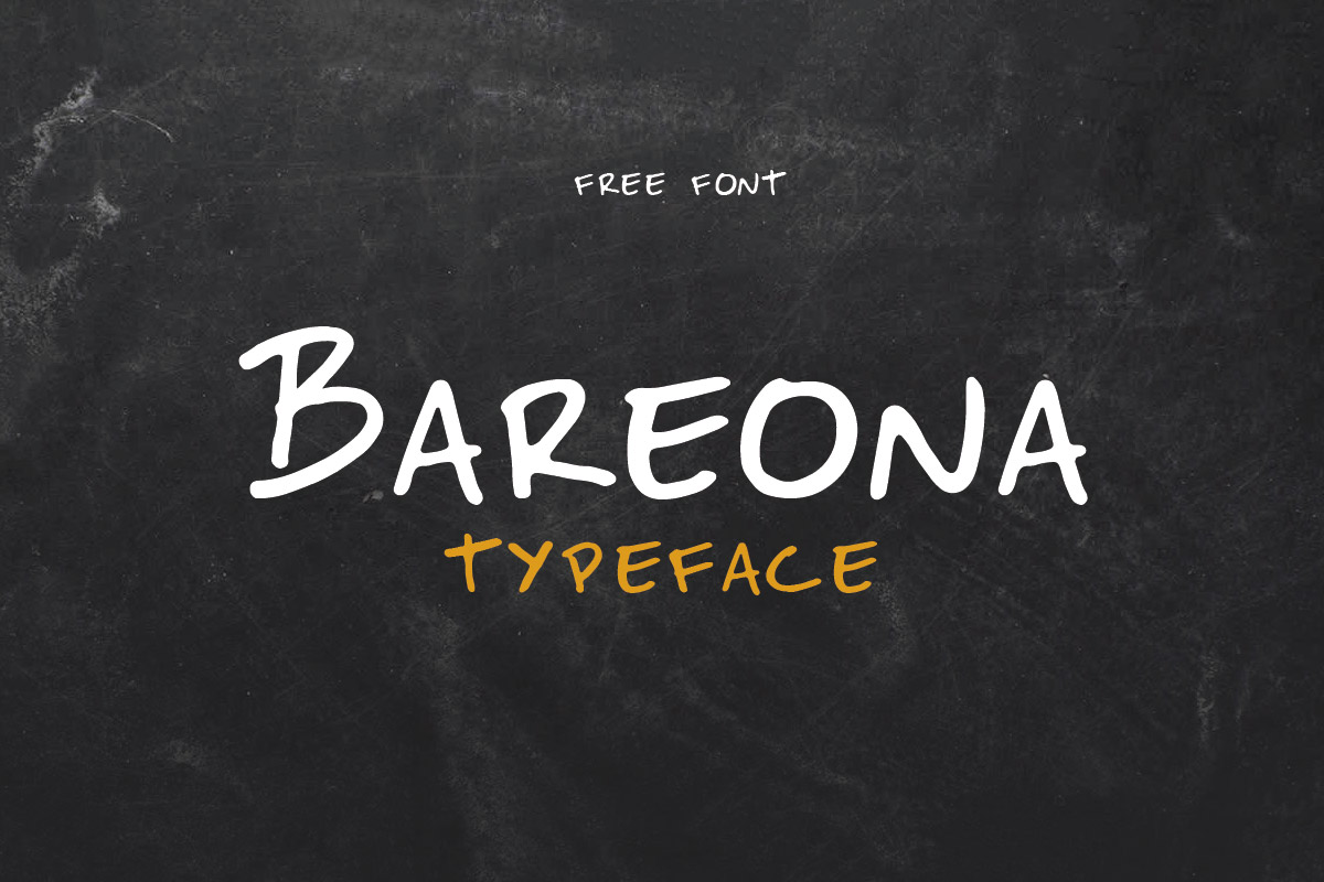 Bareona Handwritten Font