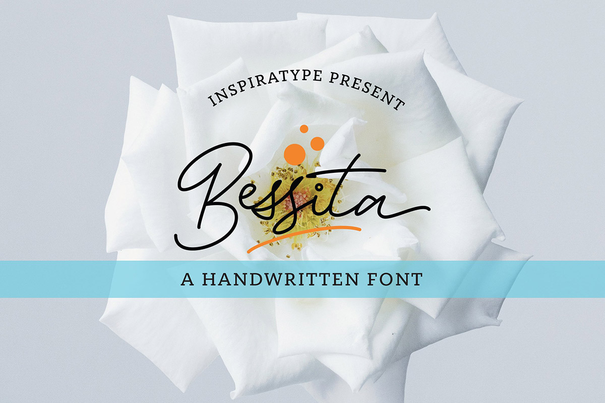 Free Bessita Handwriting Script Font