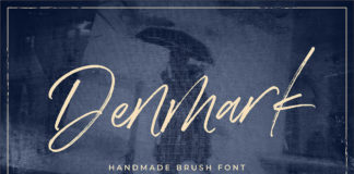 Free Denmark Brush Font