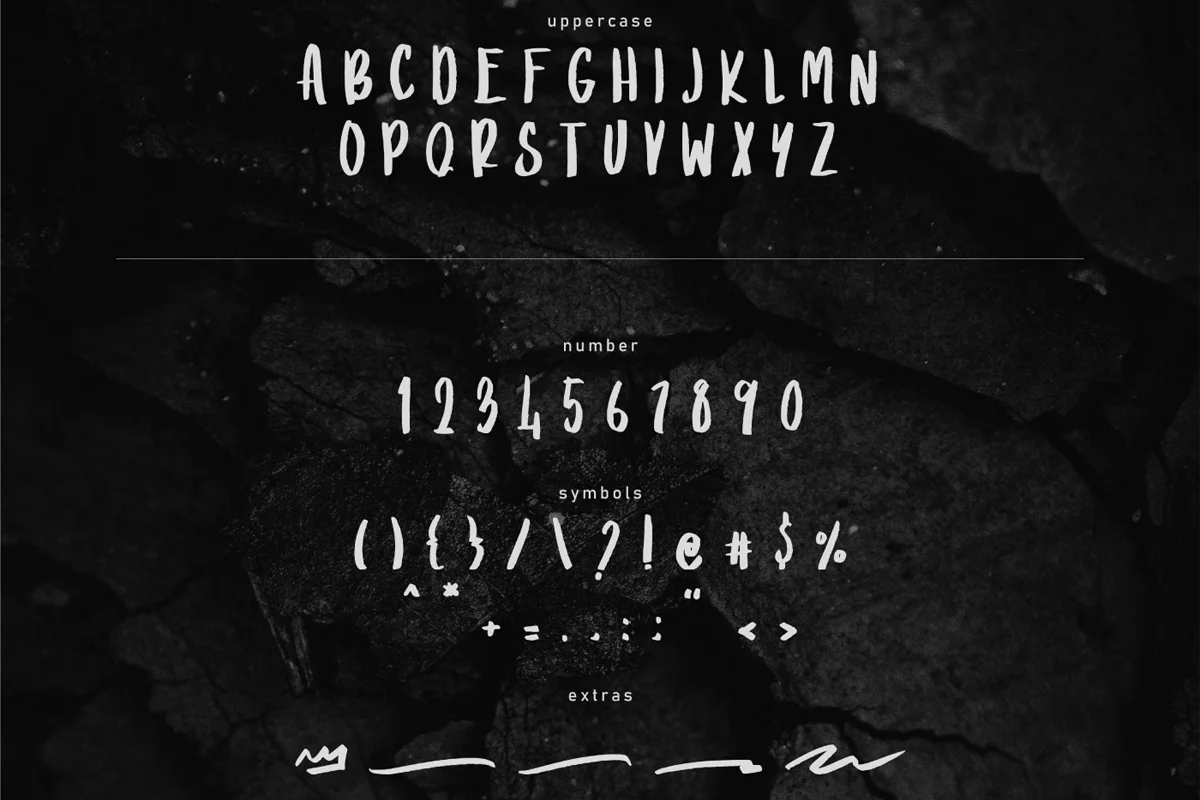 Rammstein Display Font Preview 3