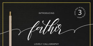 Free Fathir Calligraphy Font