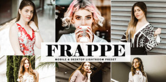 Free Frappe Lightroom Preset