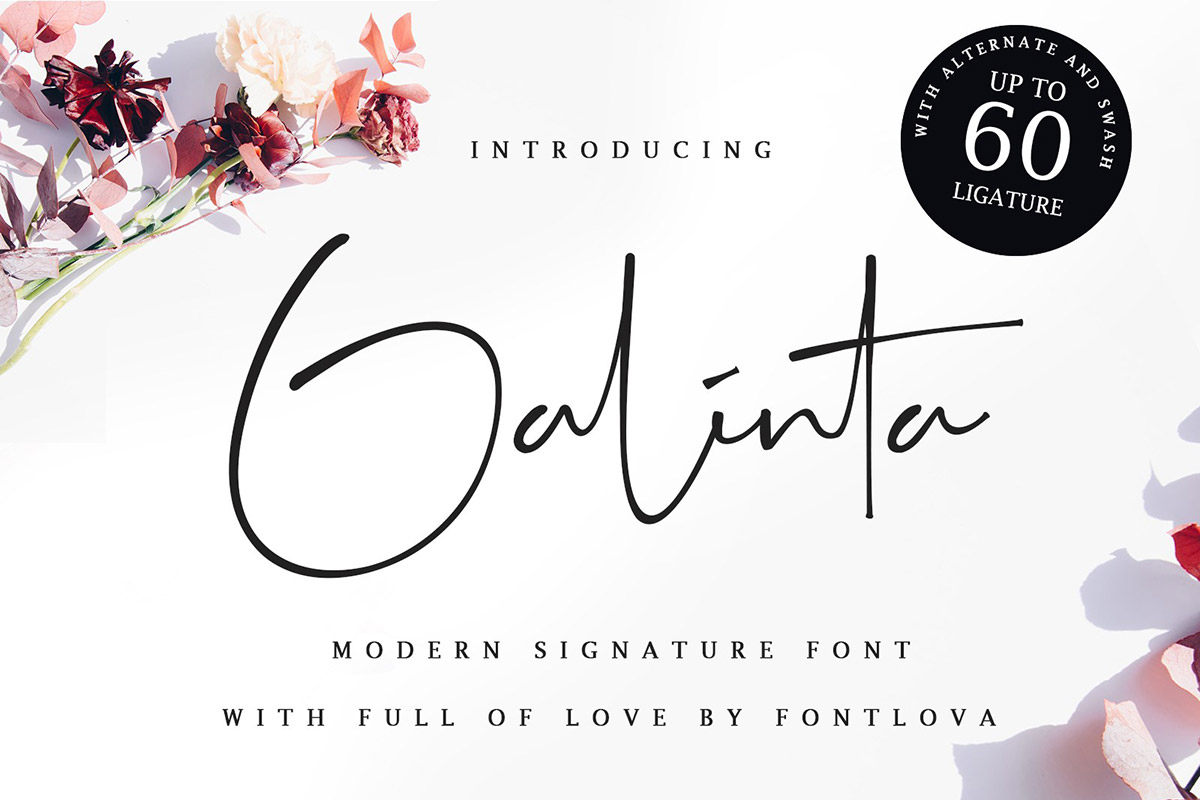 Free Galinta Signature Font