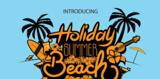 Free Holiday Summer Beach Trio Font Family