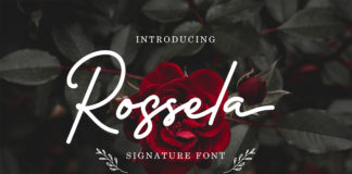 Free Rossela Signature Font