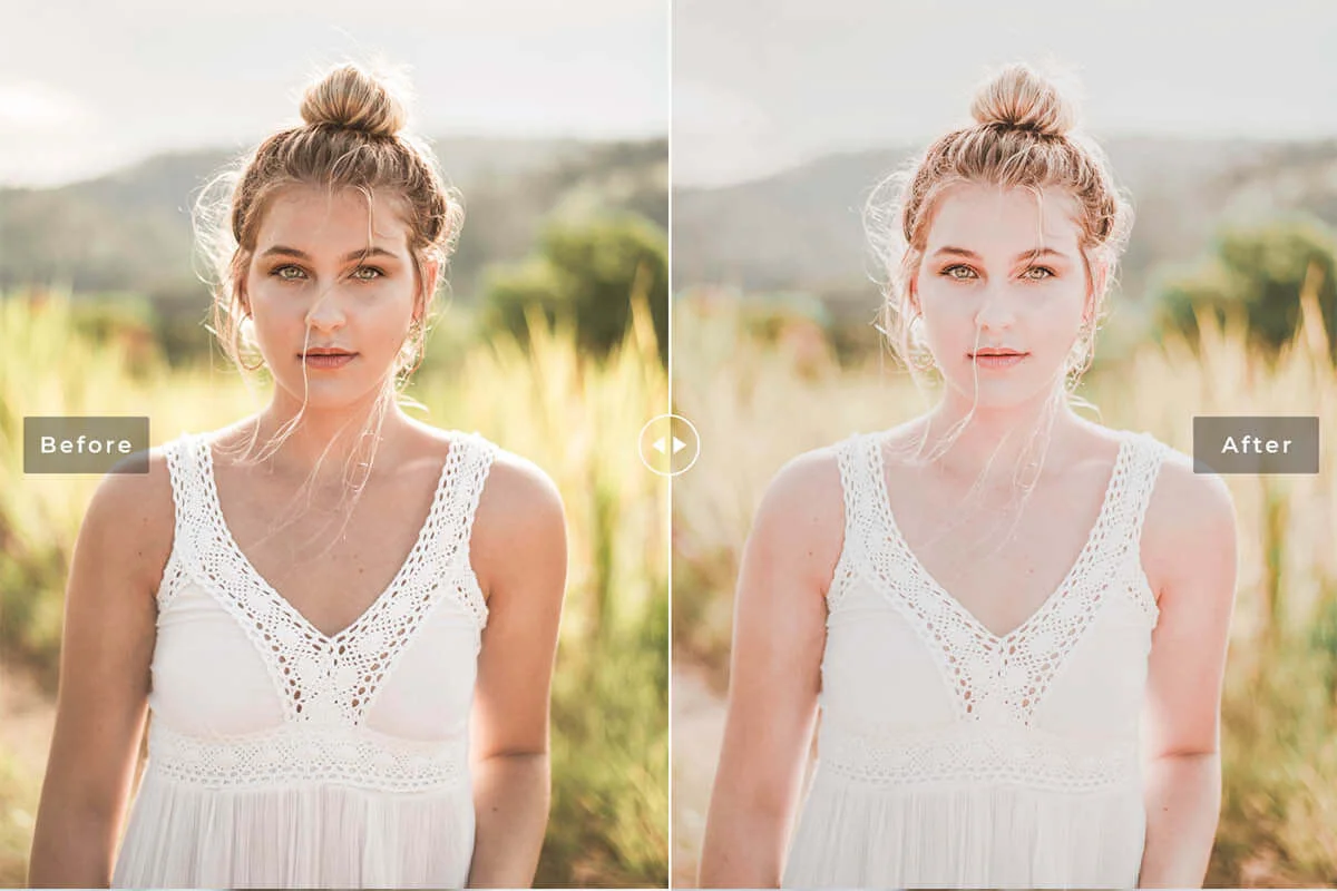 Light and Airy Lightroom Preset Preview 2