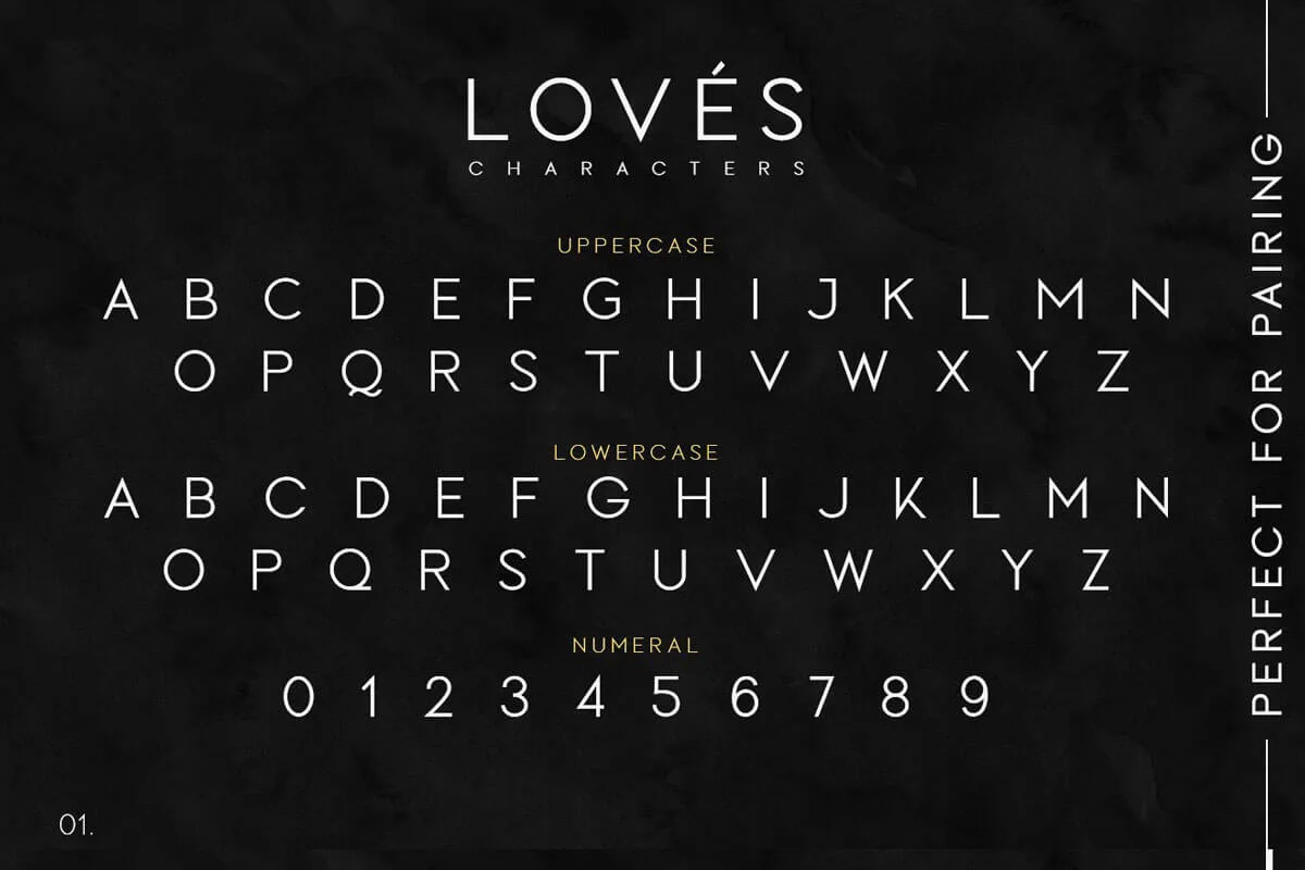 Loves Classy Sans Serif Font Preview 2