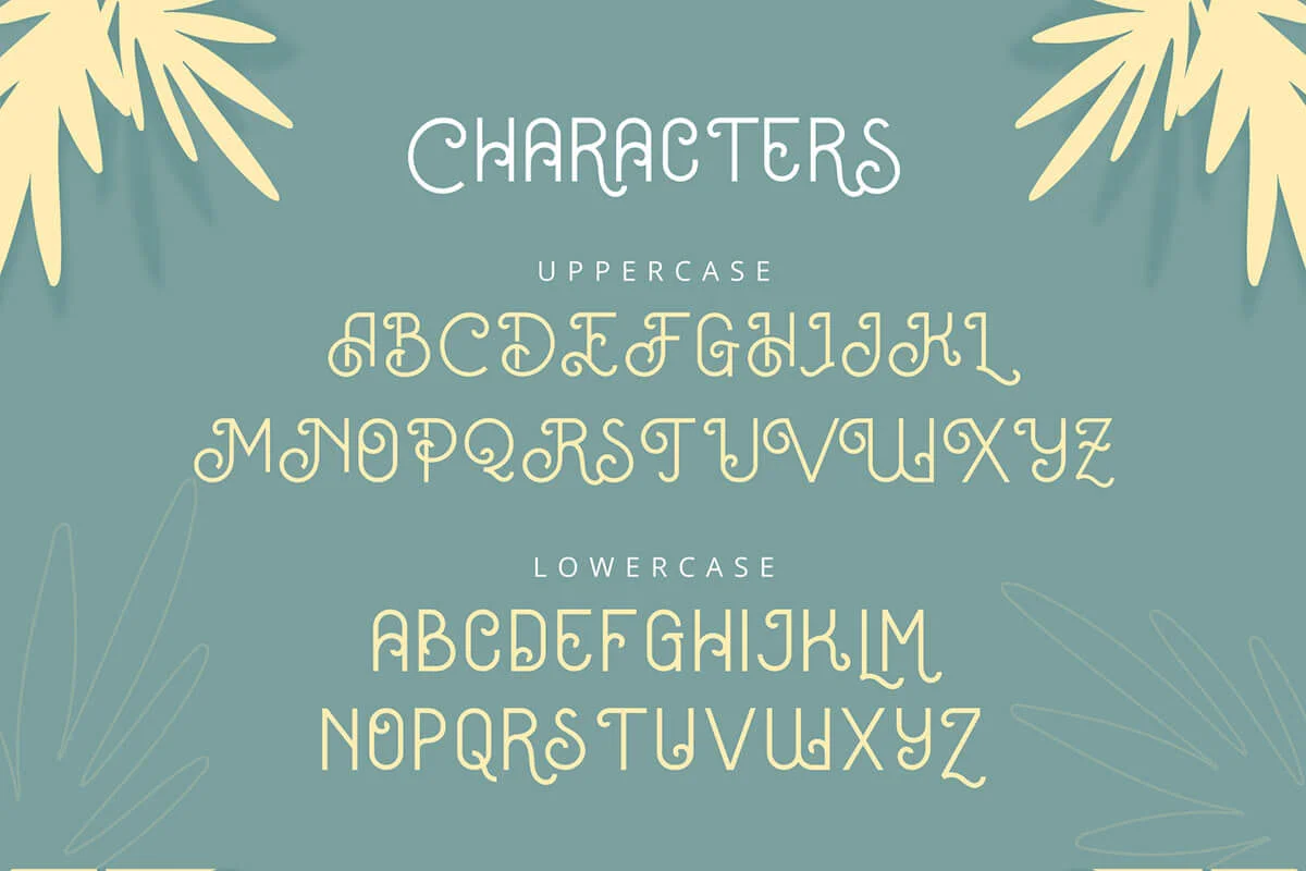 Oceania Display Font Preview 1