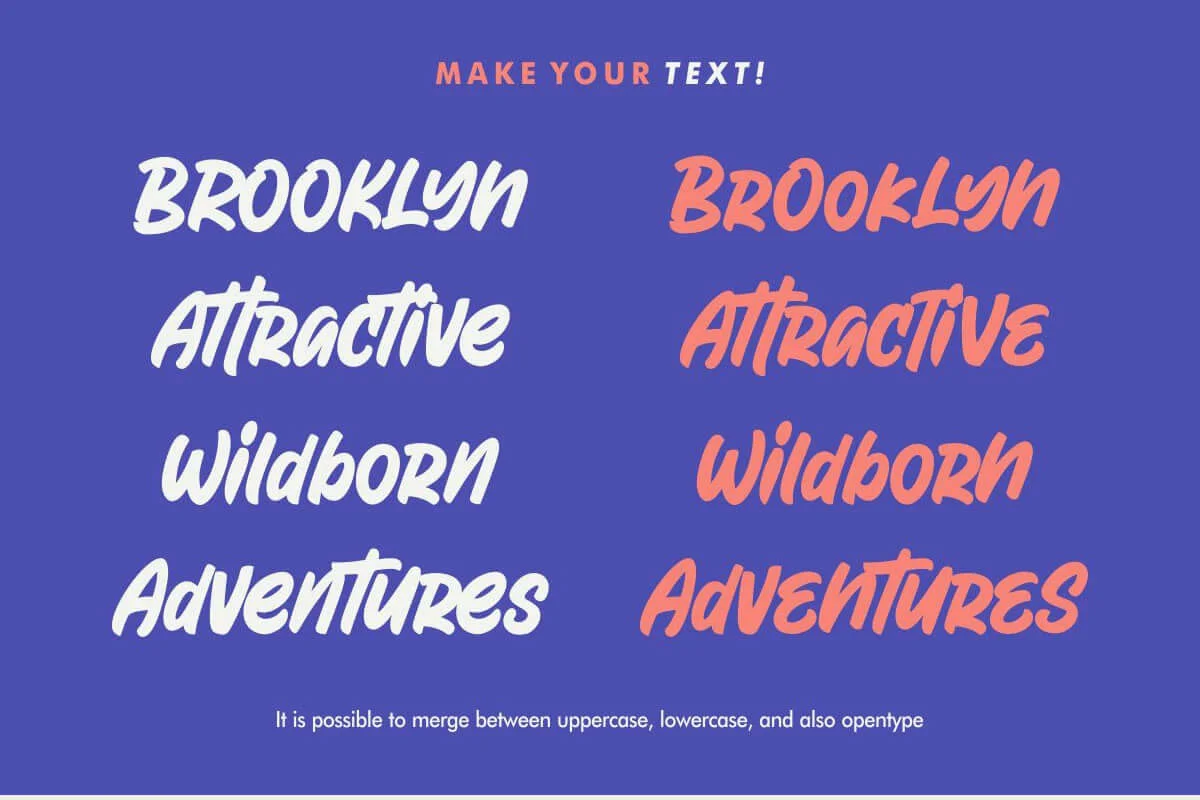 Attractype Reborn Display Font Preview 2