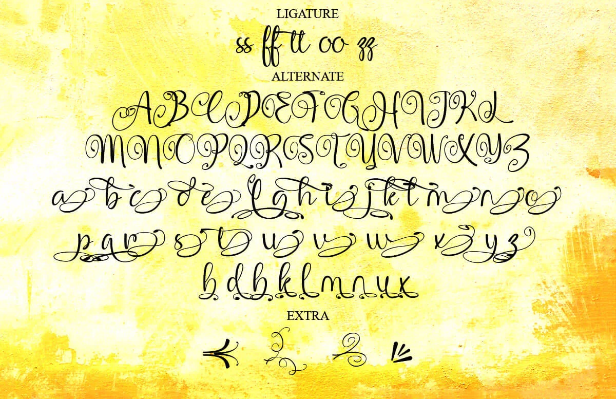 Be Hodakga Modern Script Font Preview 5