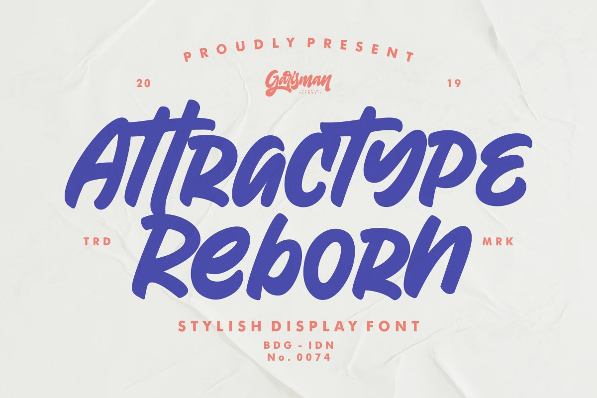 Attractype Reborn Display Font