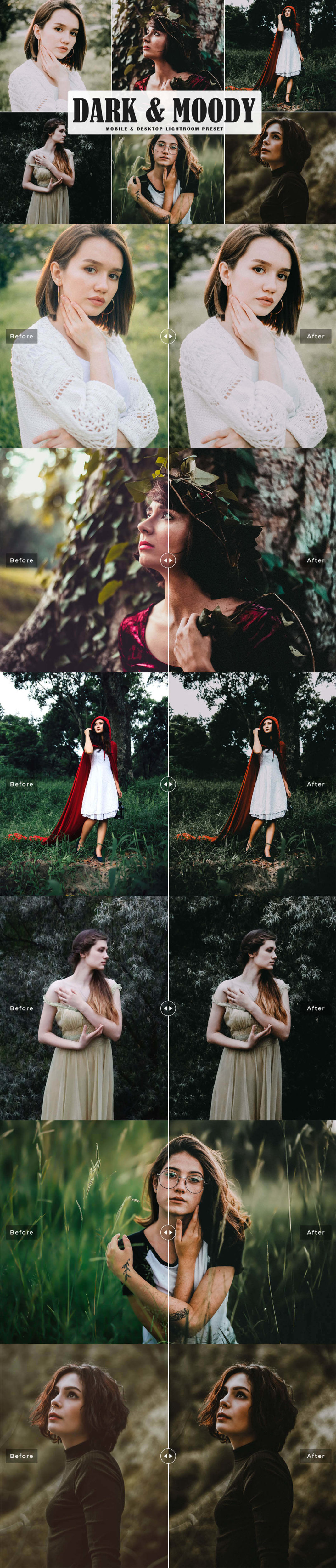 Dark and Moody Lightroom Preset - Free Download