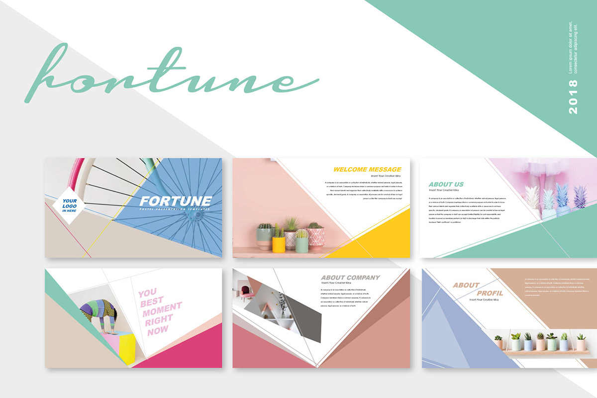 Free Fortune Creative PowerPoint Template