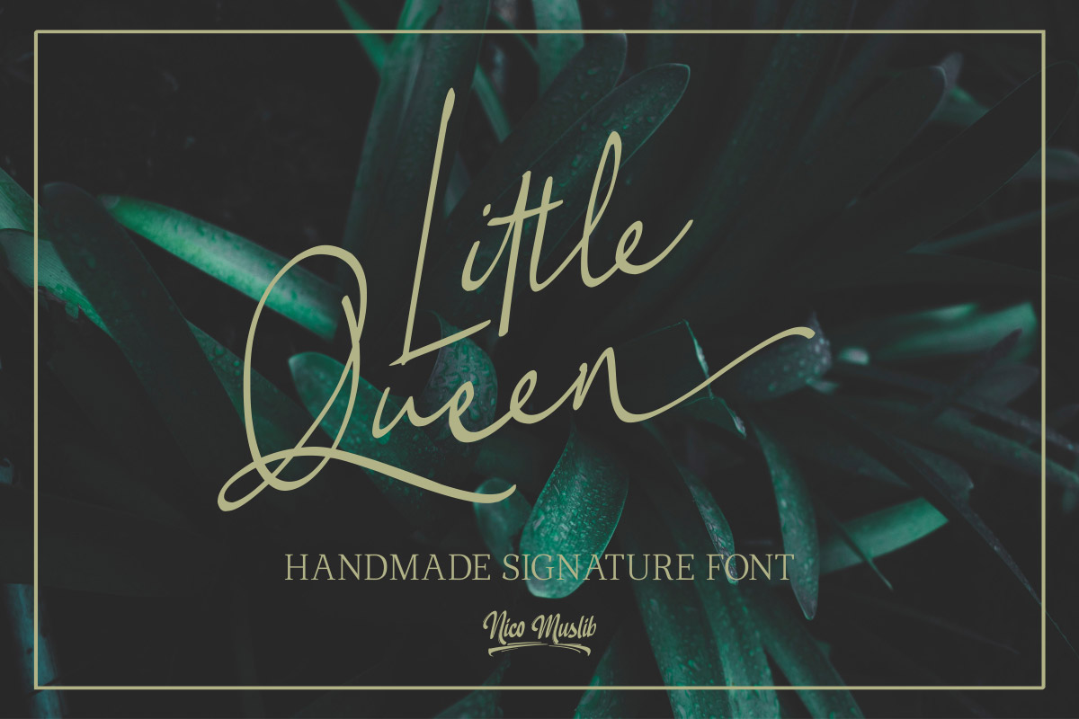 Free Little Queen Handmade Signature Font