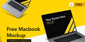 Free Macbook Set Mockup