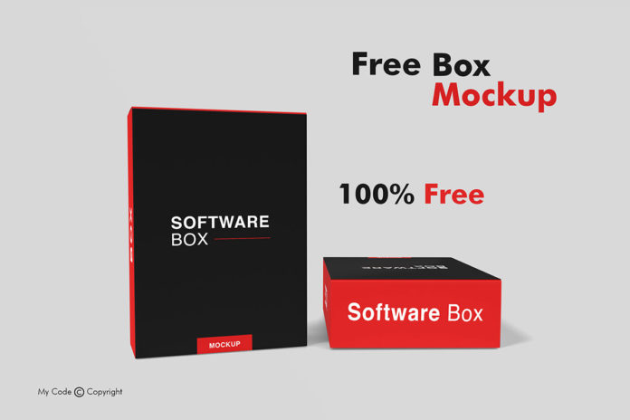 Free Realistic Box Mockup