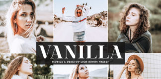 Free Vanilla Mobile & Desktop Lightroom Preset