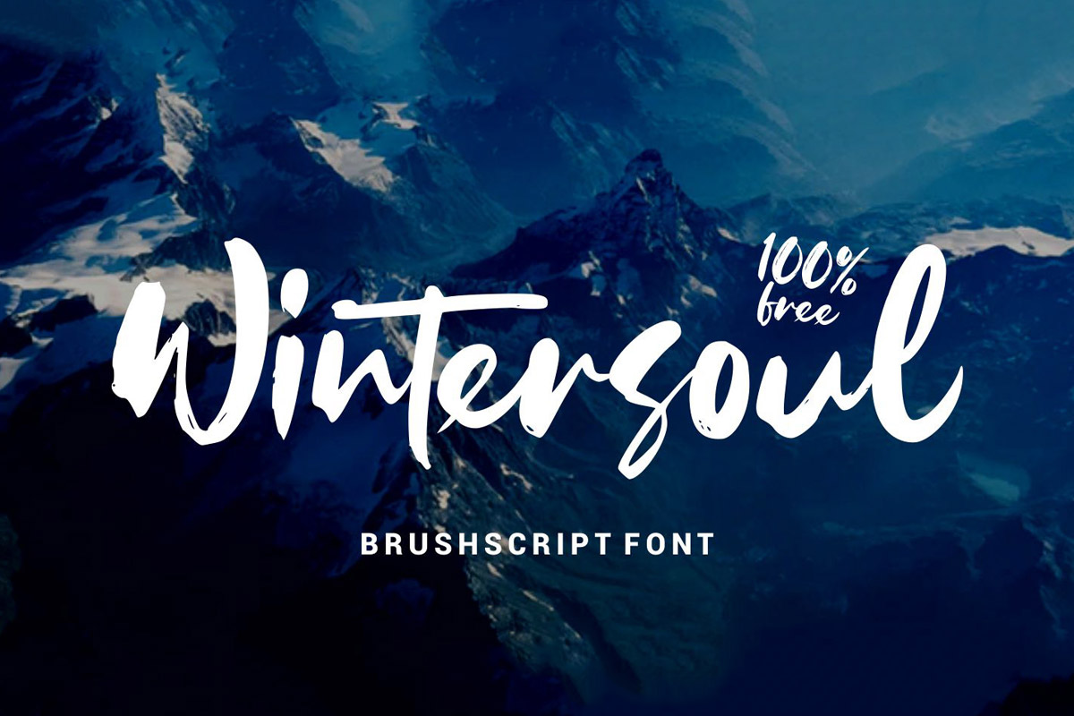 Free Wintersoul Handbrush Script Font
