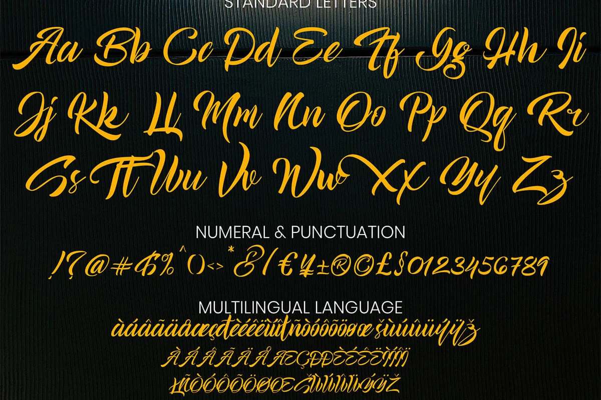 GoodMorning Script Font Preview 3