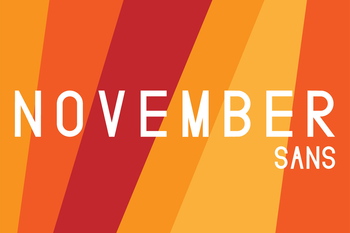 Free November Sans Display Font