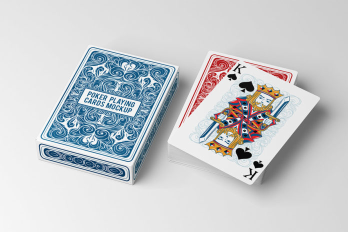 Free Poker Playing Cards Mockup