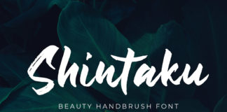 Free Shintaku Handbrush Font
