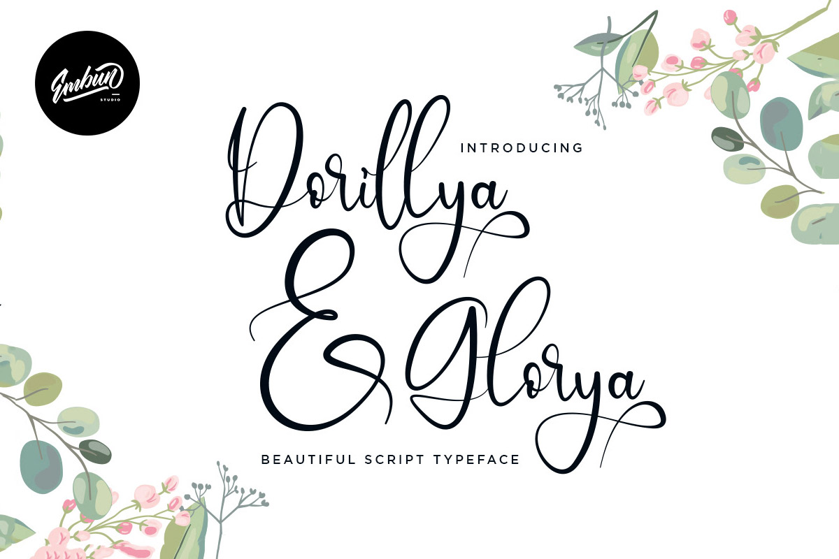 Free Dorillya & Glorya Calligraphy Font