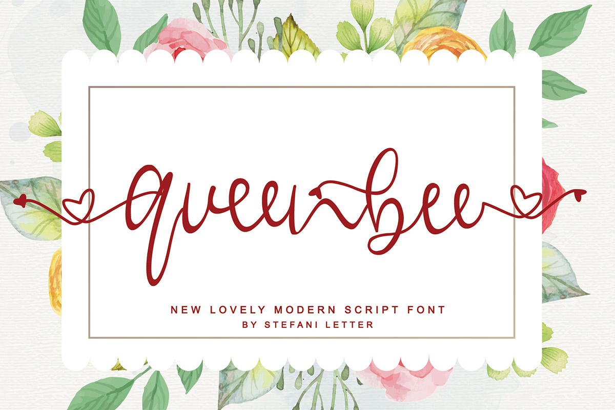 Free Queenbee Script Font