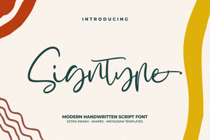 Free Signtype Handwritten Font