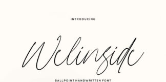 Free Welinside Signature Font