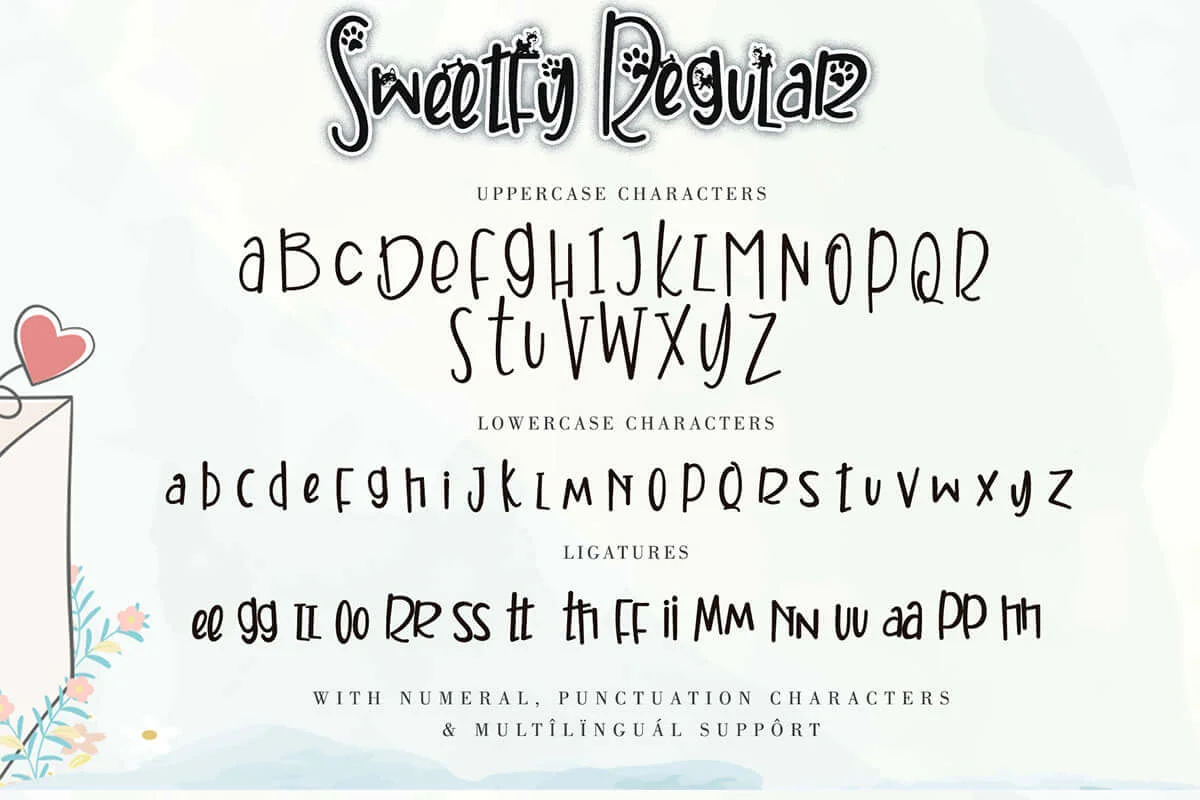 Sweetfy Display Font Preview 5