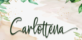 Free Carlottena Calligraphy Font