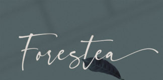 Free Forestea Calligraphy Font