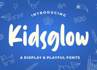 Free Kidsglow Playful Display Font