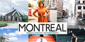 Free Montreal Lightroom Preset