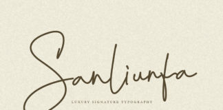 Free Sanliurfa Signature Font