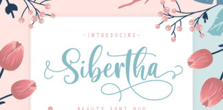 Free Sibertha Script Font