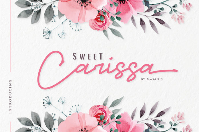 Free Sweet Carissa Signature Font