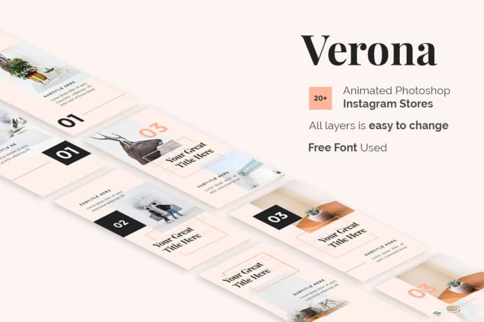 Free Verona Instagram Stories Template