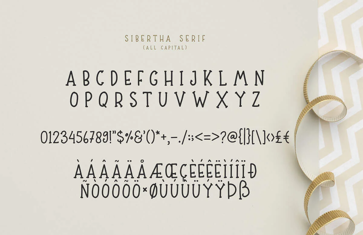 Sibertha Script Font Preview 6