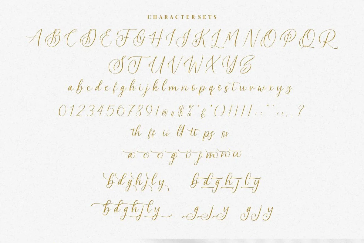 Swadery Script Font Preview 6