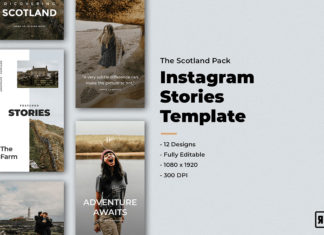 12 Free Scotland Instagram Stories Template