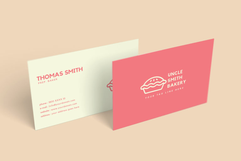 Minimal Bakery Business Card Template