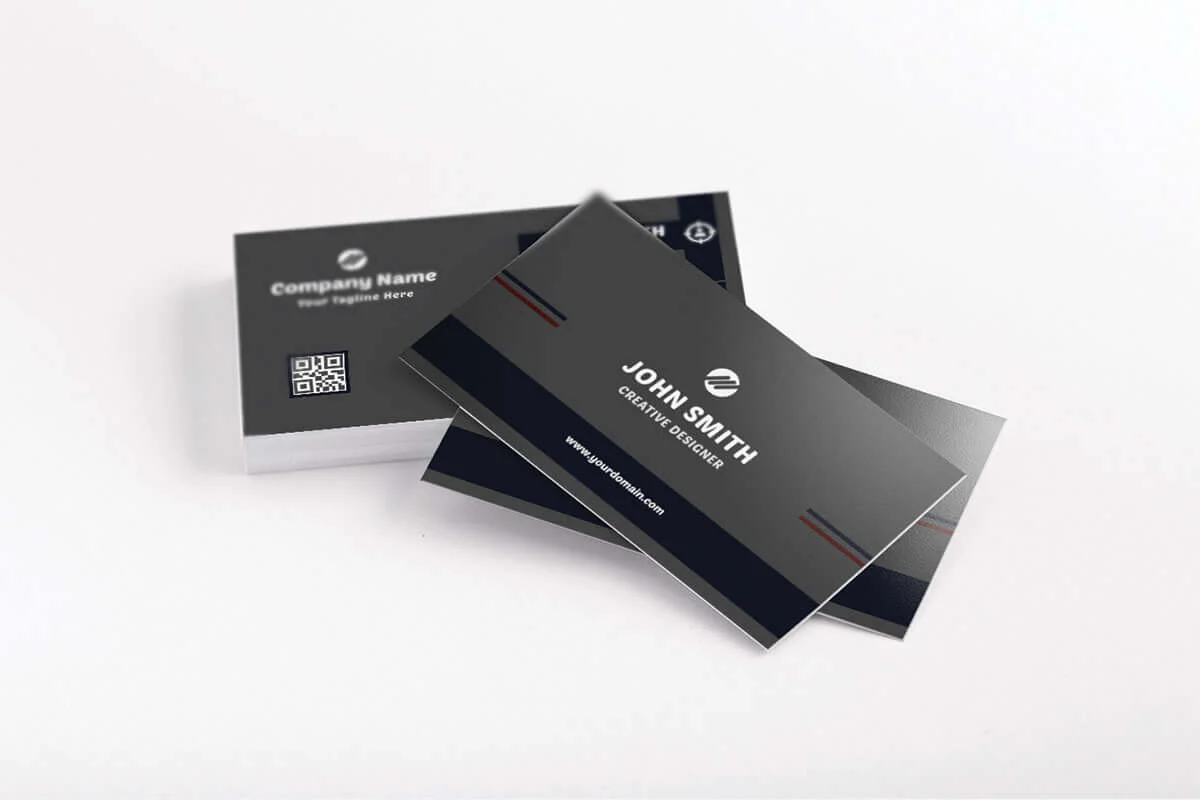 Dark Creative Business Card Template Preview 1