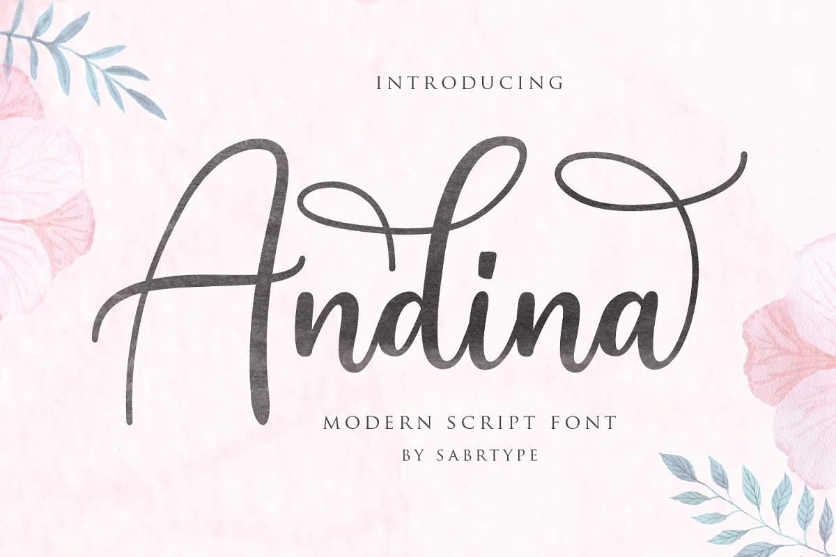 Free Andina Script Font
