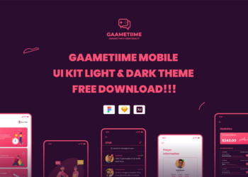 Free Gaametiime UI Kit Template