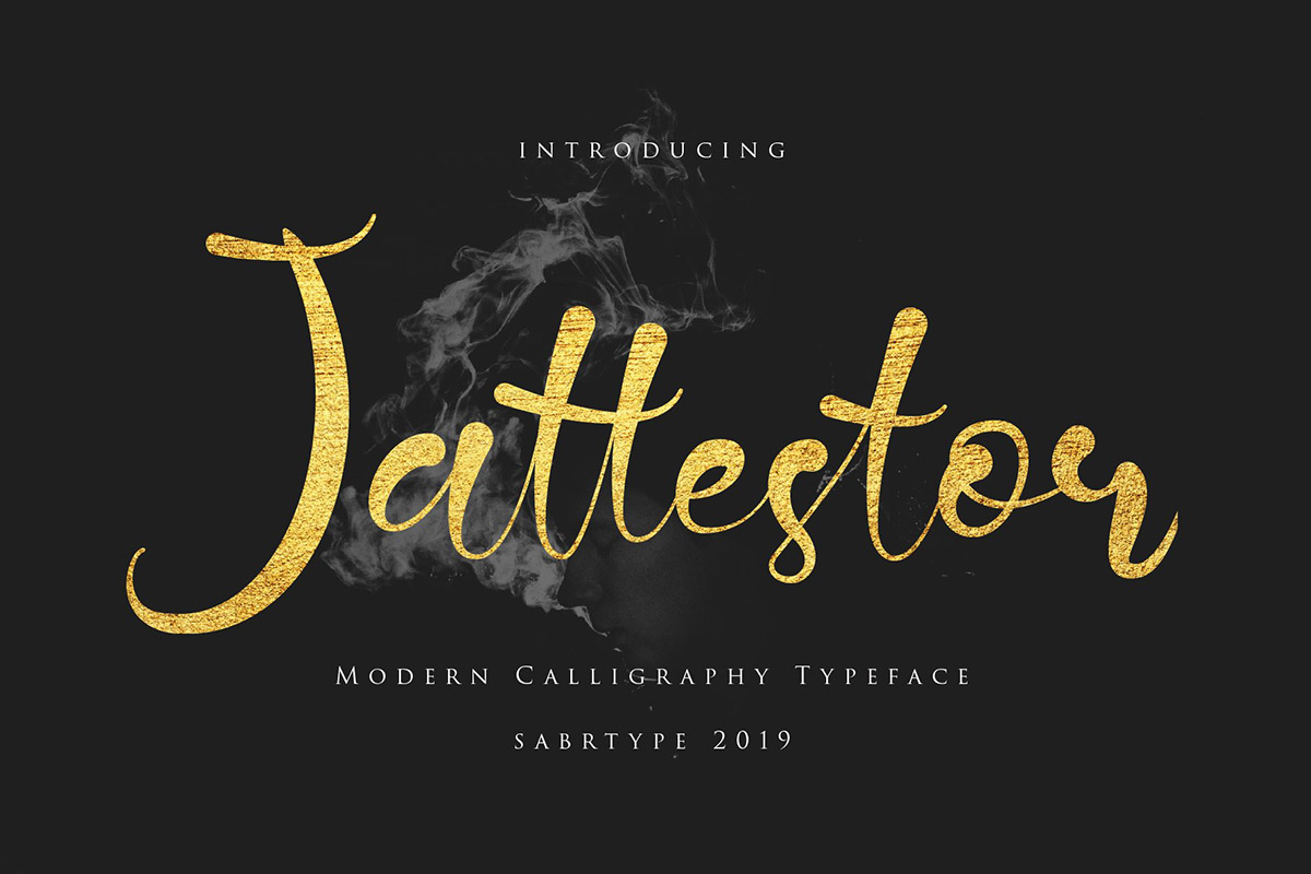 Free Jattestor Script Font