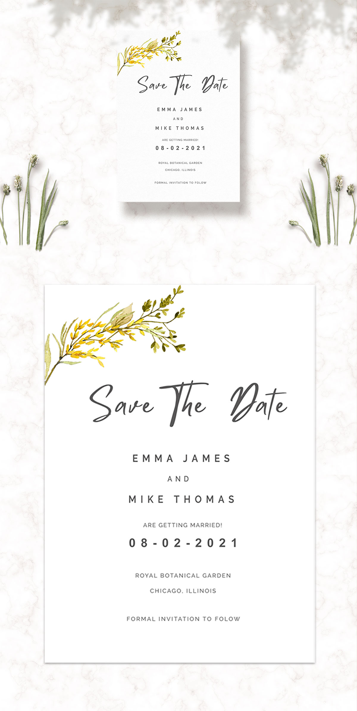 Free Save The Date Template