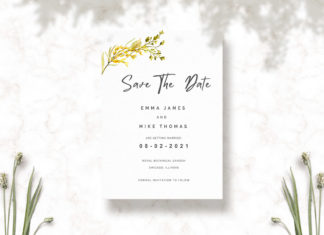 Free Save The Date Template
