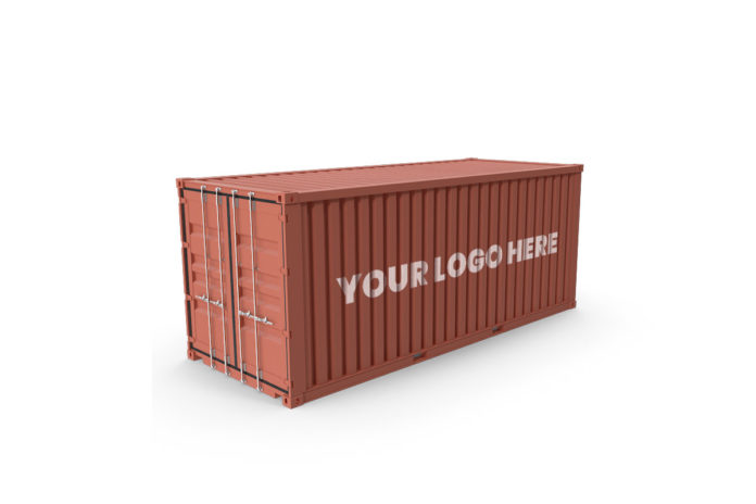 Download Free Shipping Container Mockup Creativetacos PSD Mockup Templates